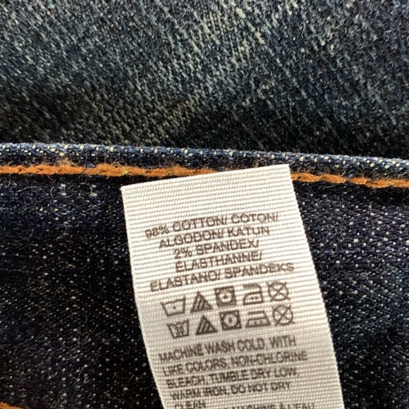 Lucky Brand 361 Vintage Straight Dark Wash Stretch Jeans size 38 - Picture 16 of 16